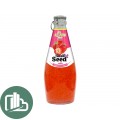 Нектар 30% Азиано Клубника с семенами базилика 290мл 1/24 Strawberry Juice with Basil Seed Drink