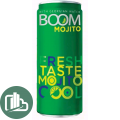 Энергетический напиток BOOM MOJITO 0.33 жб 1/12