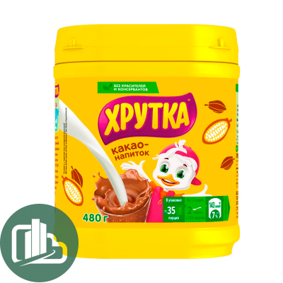 Какао Хрутка 480гр 1/10 банка