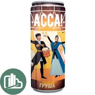 Напиток АССА ж/б Груша 1/20
