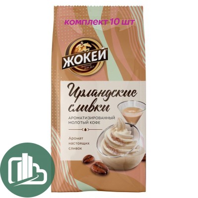 Кофе Жокей молот. Ирландские сливки 150гр 1/10