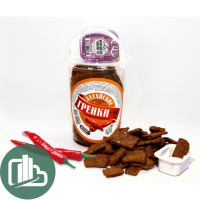 Алтайские сухарики со вкусом холодца с хреном 130гр1/12