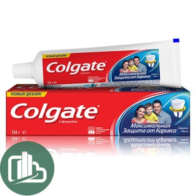 Зубная  паста COLGATE макс. защ. от кариса 154гр 1/12