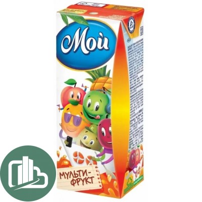 Сок Мой 0,2л Мультифрукт 1/27