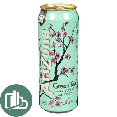 Напиток Arizona 500мл 1/12 жб Green Tea 