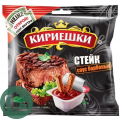 Яшкино Кириешки 60+25гр Стейк +барбекю соус 1/30