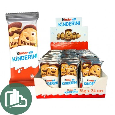 Киндер Импорт Печенье Киндерини 25гр 1/24
