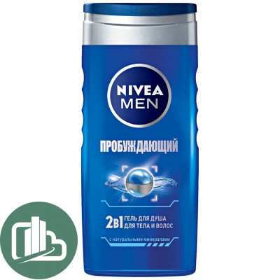 Гель для душа NIVEA MEN  ПРОБУЖДАЮЩИЙ 250мл