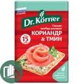 Хлебцы Dr. Korner Ржаные Кориандр Тмин 100гр 1/10