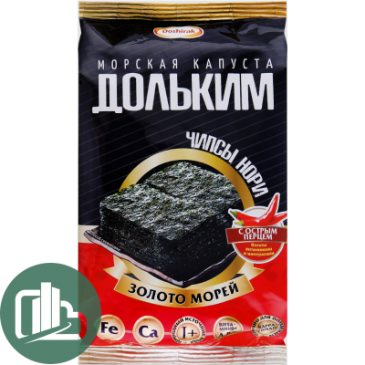 Морская Капуста 5гр Дольким с острым перцем 1/3