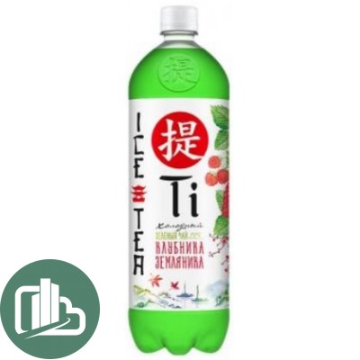 TI 1,25л Зелёный чай Клубника Земляника 1/6