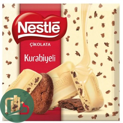Шоколад Нестле Nestle Белый с какао и печеньем 60гр 1/6 ИМПОРТ