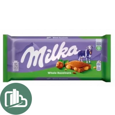 Милка 100гр Whole Nuts 1/22 (Импорт)