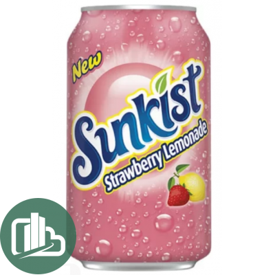 Напиток Sunkist Клубничный лимонад 355мл 1/12 США