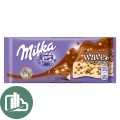 Милка 81гр. Waves Cookie 1/22 (сочетание белого и мол. шоколада с хрустящими шариками) (Импорт)