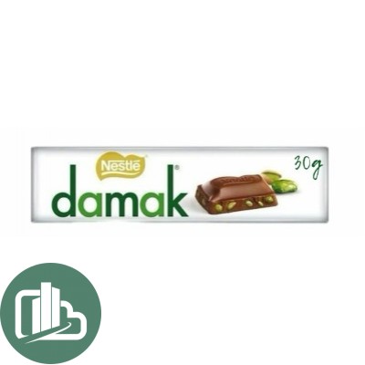 Нестле Damak 30г 1/12 мол/шок с фисташками 