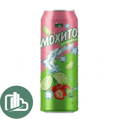 Напиток МОХИТО Клубника 0,45л 1/12