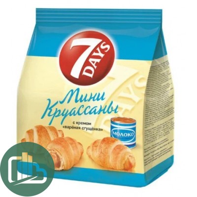 Круассаны 7day's 176гр Сгущенка 1/12