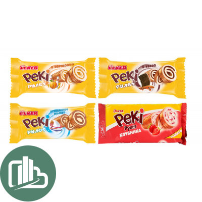 Рулет PEKI Ассорти (4вкуса) 150гр 1/15