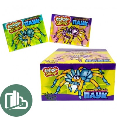 Мармелад CRAZY GUMMY Мармеладный паук 15гр 1/36 (12)