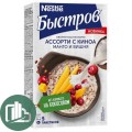Нестле Быстров каша ассорти Киноа Манго Вишня 175гр 1/8