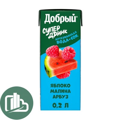 Добрый 0,2л малина арбуз  1/27