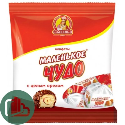 ФАСОВКА  Конфеты Маленькое Чудо сливочное 206 гр 1/9 Славянка