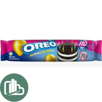 Печенье  OREO 123,5гр Birthday Sprinkles 1/24