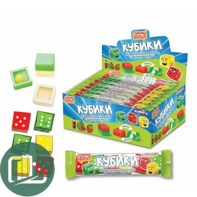 Конфитой Жевательный резинка 18гр Гаммифрут Кубик 1/30