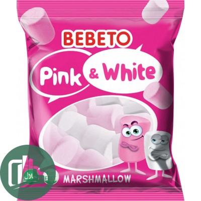 Бебето Зефир стенд 30гр розовый вкус клубники 1/12 