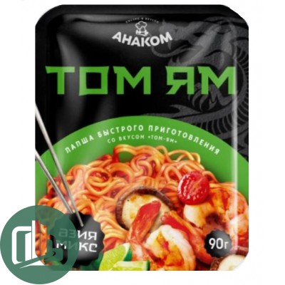 Азия микс лапша лоток Том Ям Анаком 90г 1/24