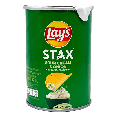 Лейс STAX 42г Сметана и Лук 1/24