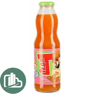 Теди нектар 0,75л Морковно-Персиково-Яблочный 1/9