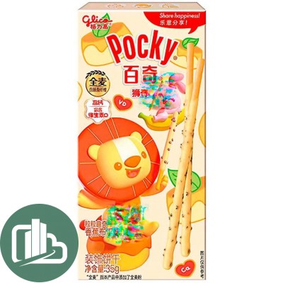Шоколадные палочки Pocky 35гр Банановый Пудинг 1/50