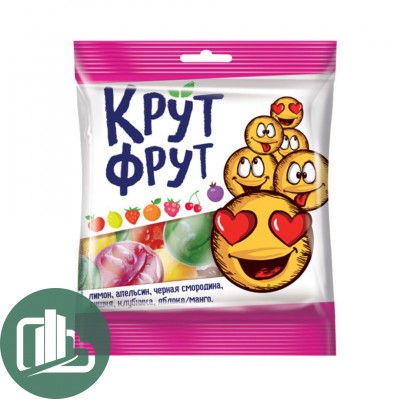 Мармелад КрутФрут 70гр Смайлики 1/50 Яшкино