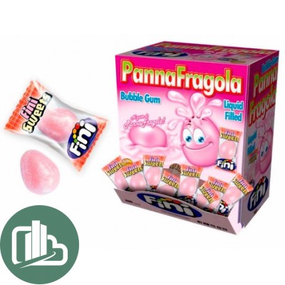 Жев/резинка ФИНИ Panna Fragola 5гр 1/200