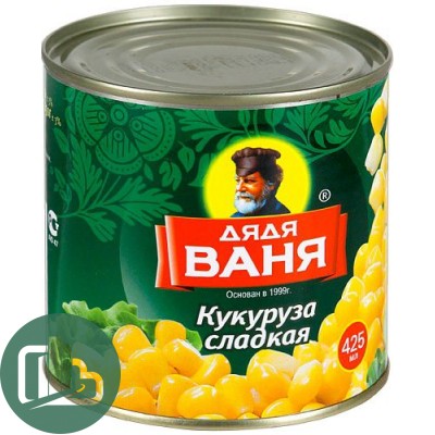 Дядя Ваня Кукуруза 420гр 1/12