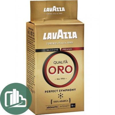 Кофе LAVAZZA ORO молотый 125гр 1/24
