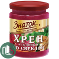 Знаток хрен со свеклой 160гр 1/12