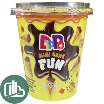 Вафельный рожок 60гр Dippo Mini Карамель 1/24