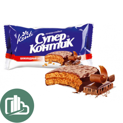 Супер Контик Шоколадный вкус 50гр 1/90