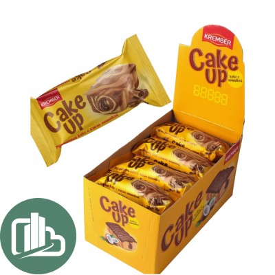 АРТ Кекс 50гр CAKE UP Мраморный с какао начинкой 1/30