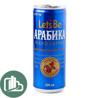 Кофейный напиток ЛЕТСБИ Iet`s be в банках 235мл. Arabica 1/30