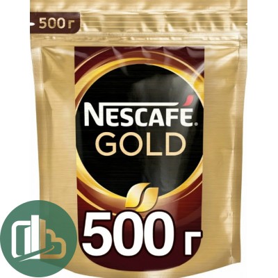 Нескафе Голд пакет 500гр 1/12