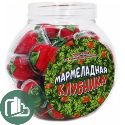 ВК Жевательный мармелад 10гр Мармеладная Клубника 1/50 (12)