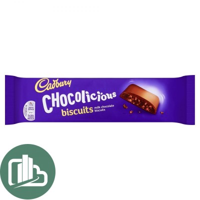 Кэдбери печенье Chocolicious 110гр 1/12