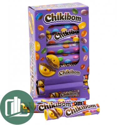 АТВ Драже 24гр CHIKIBOM с молочным шоколадом 1/24 (12)