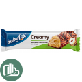 Яшкино Вафельный батончик BabyFox Creamy мол-орех 23гр 1/24 (6)
