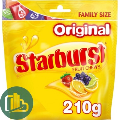 Жевательные конфеты Starburst Fruit Chews Origina 210гр 1/12
