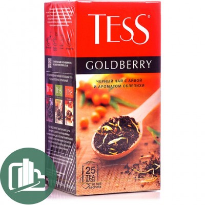 Чай ТЕСС 25пак Голдберри (Облепиха и айва) Goldberry 1/10